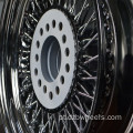 24x9 24x10 Chrome Silver Wire Rim